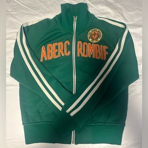 Abercrombie & Fitch vintage track style zip-up jacket.